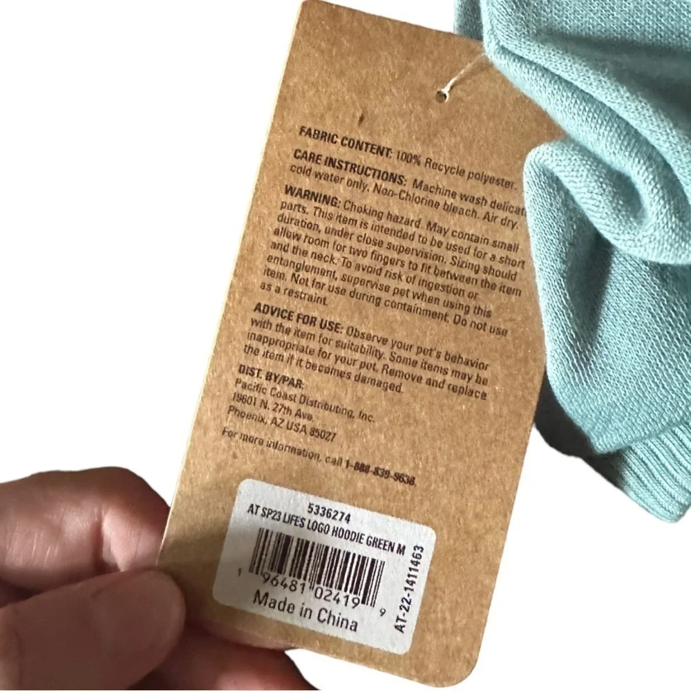Arcadia Trail Dog Hoodie Medium